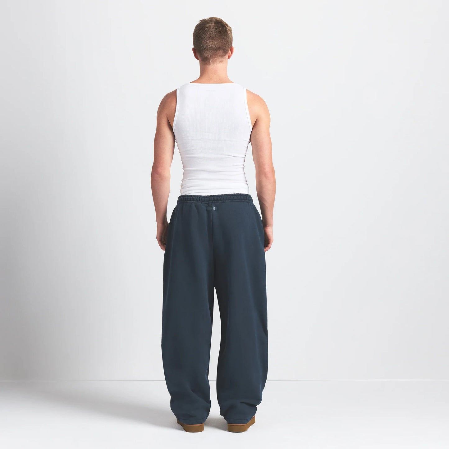 HEAVYWEIGHT FLEECE MENS STRAIGHT LEG PANT | NAVY