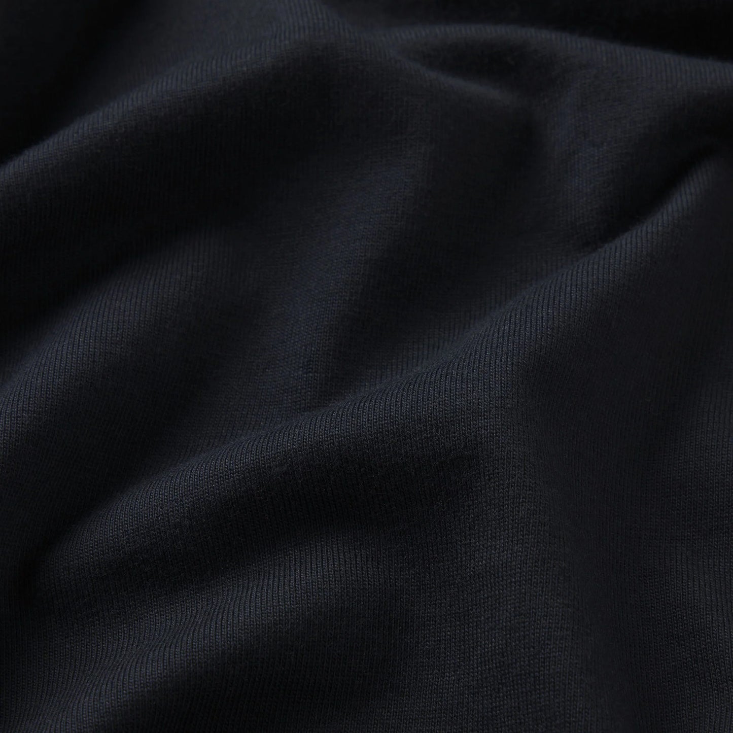 HEAVYWEIGHT COTTON MENS RELAXED CROPPED CREWNECK | OBSIDIAN