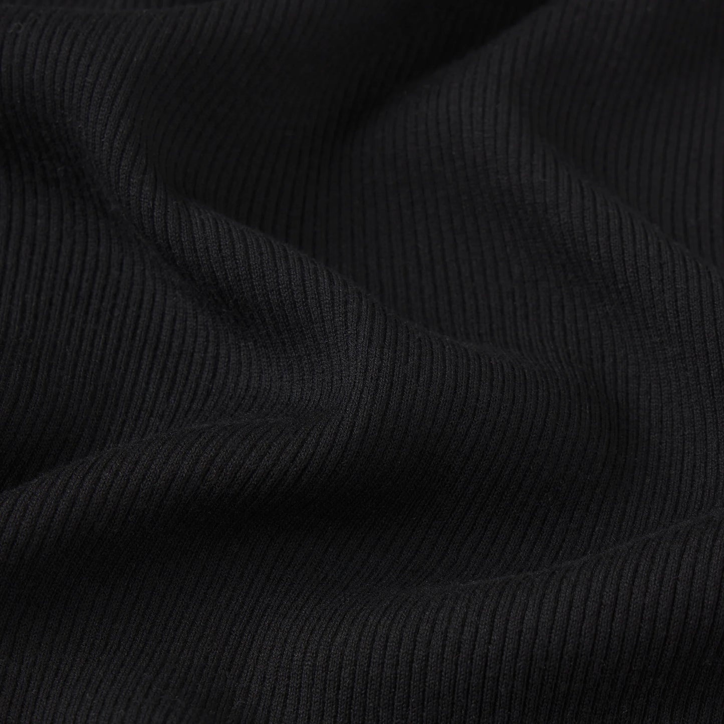RIB KNIT LACE MIDI SKIRT | OBSIDIAN