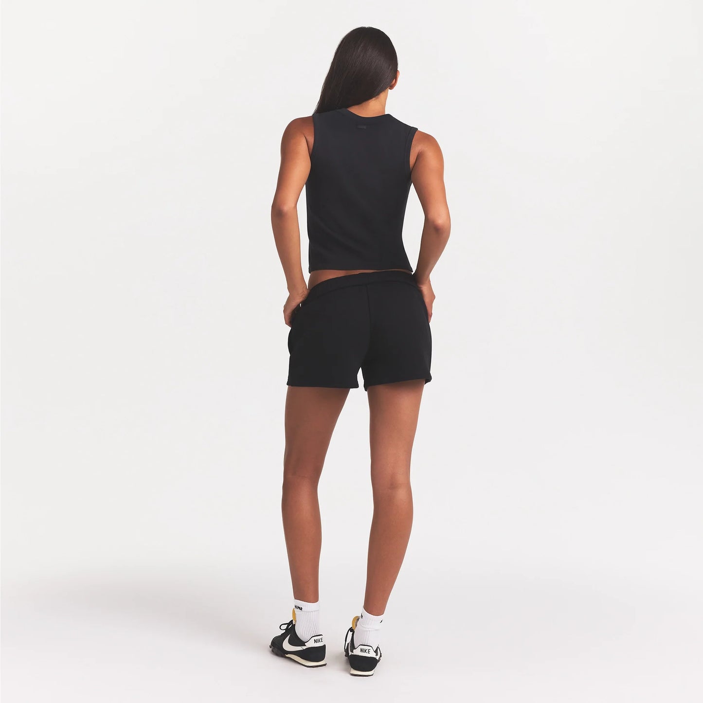 COTTON FLEECE CLASSIC SHORT | ONYX