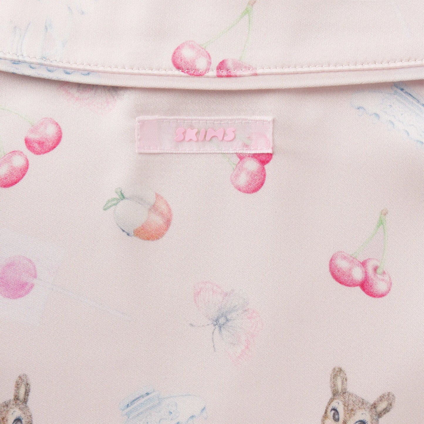 WOVEN SHINE ROBE | BARELY PINK SNACK BAG
