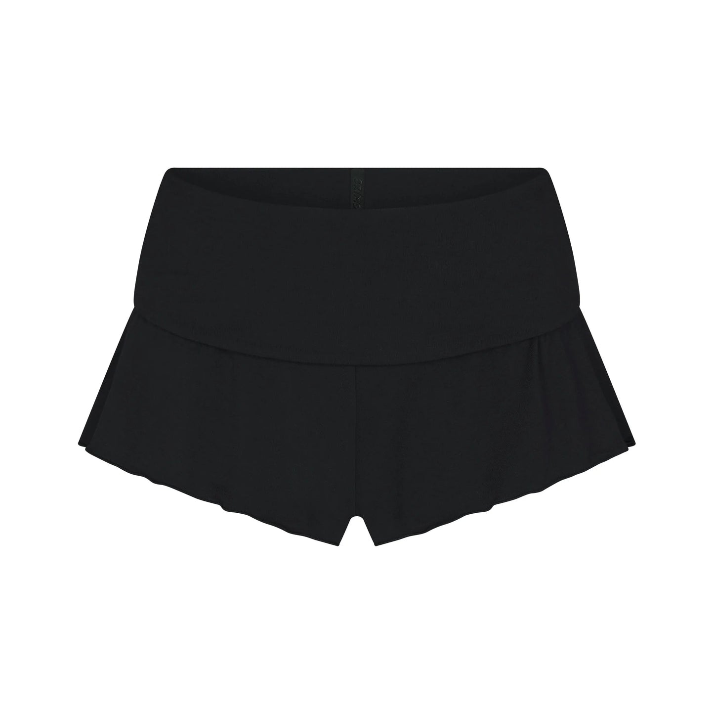 SKIMS SLEEP HENLEY AND FOLDOVER SHORT SET | ONYX