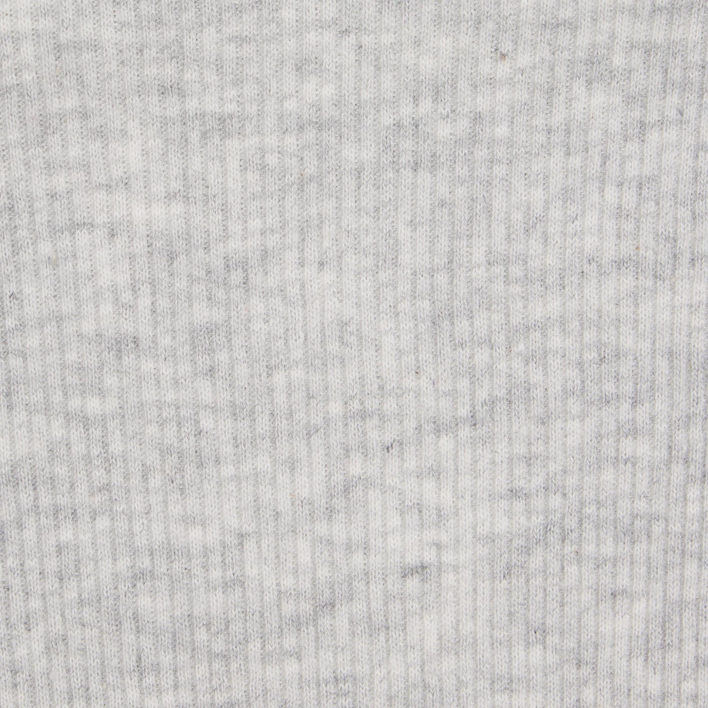 COTTON RIB T-SHIRT | LIGHT HEATHER GREY