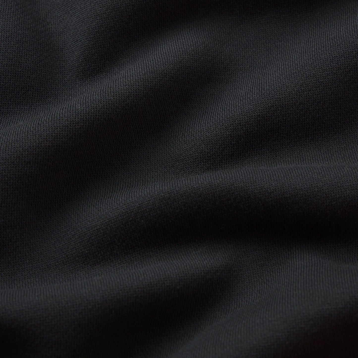 FLEECE LOUNGE MENS RELAXED HIGH CREWNECK | WASHED ONYX