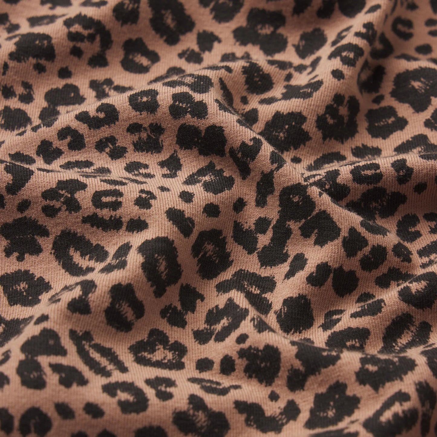 COTTON JERSEY T-SHIRT | SIENNA NATURAL LEOPARD
