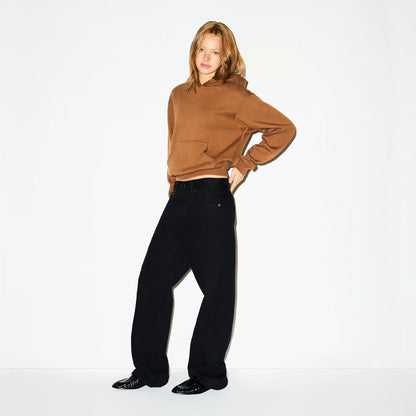 COTTON FLEECE CLASSIC HOODIE | BISON