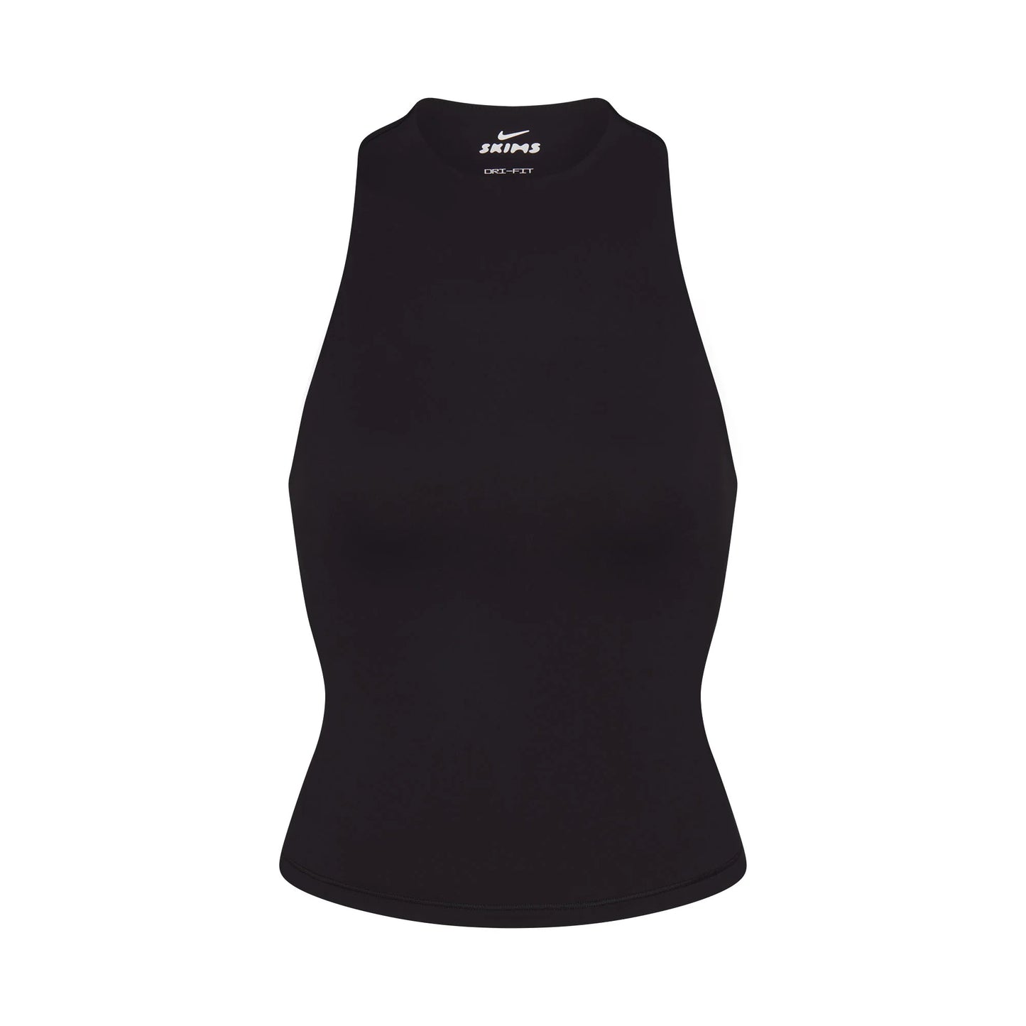 NikeSKIMS MATTE MOCK NECK RACER TANK | OBSIDIAN