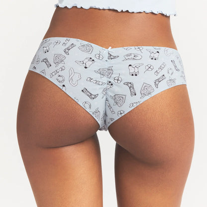 LIGHTWEIGHT COTTON RUCHED BACK HIPSTER 10-PACK | DAINTY FLORAL MULTI