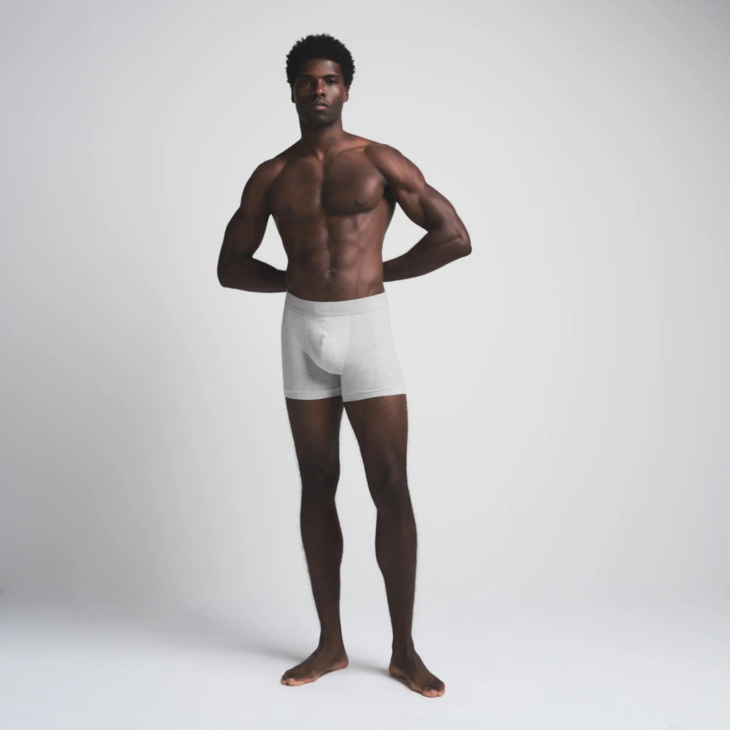 SKIMS COTTON MENS 3" BOXER BRIEF 5-PACK | HEATHER MULTI