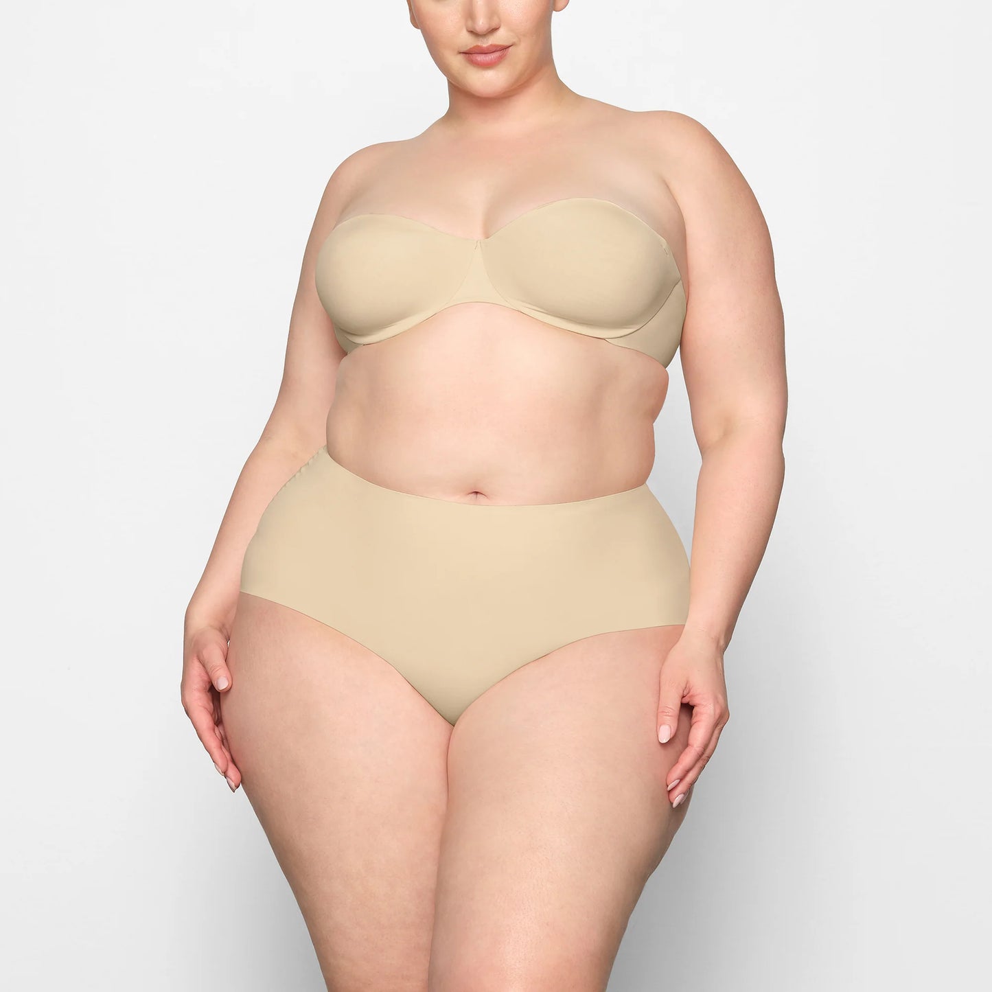 SMOOTHING INTIMATES HIGH-WAISTED BRIEF | SAND