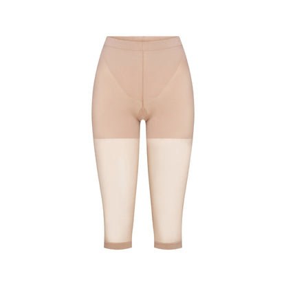 HOSIERY SHAPING CAPRI TIGHTS | CLAY