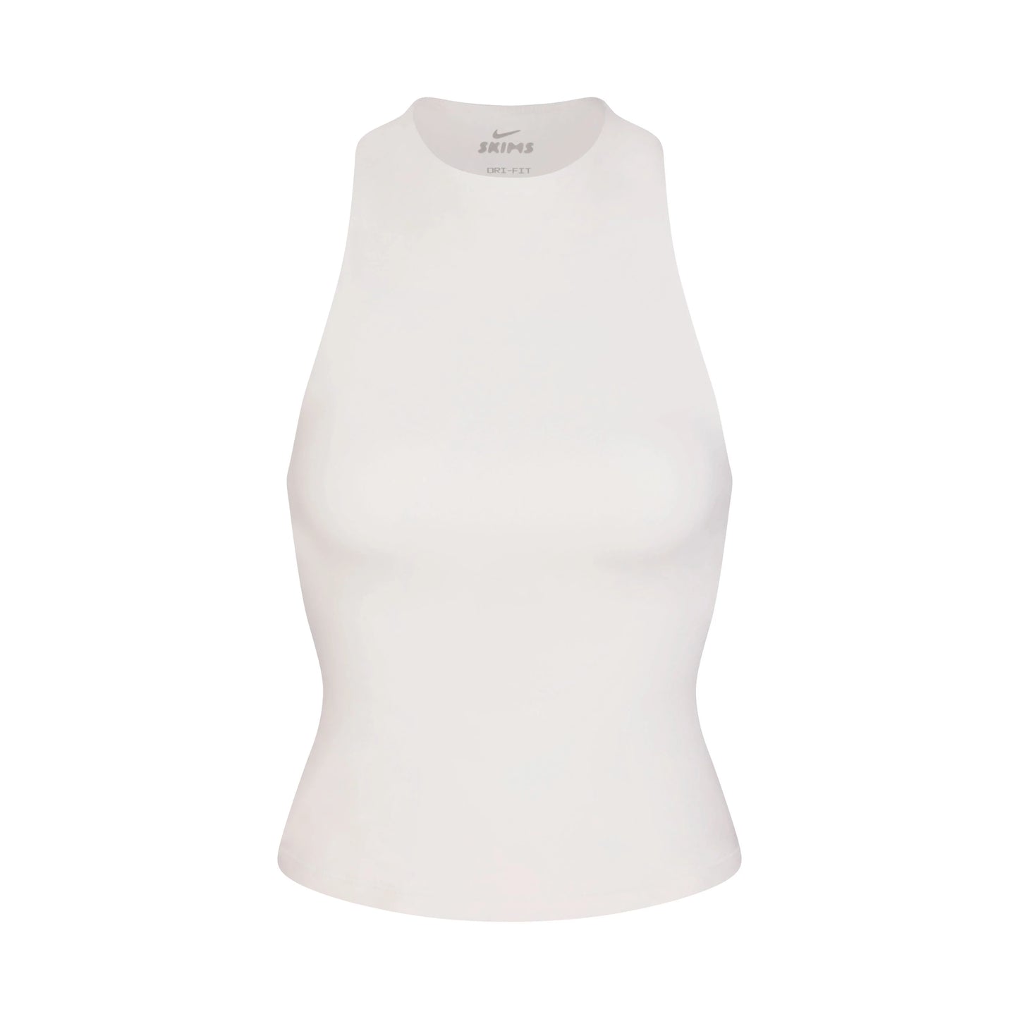 NikeSKIMS MATTE MOCK NECK RACER TANK | IVORY