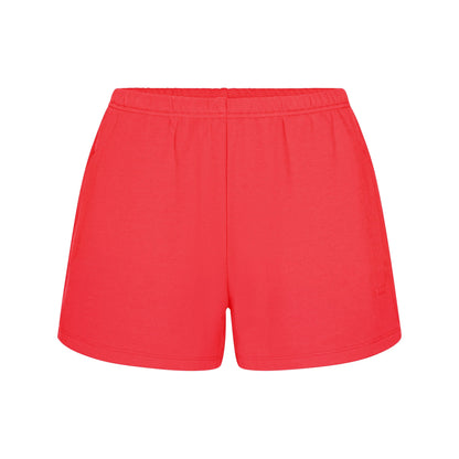 COTTON FLEECE CLASSIC SHORT | WASHED RED