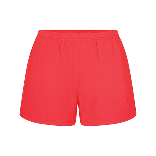 COTTON FLEECE CLASSIC SHORT | WASHED RED