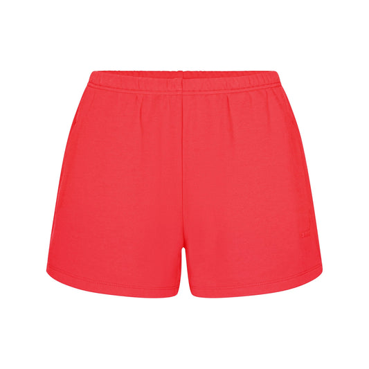 COTTON FLEECE CLASSIC SHORT | WASHED RED