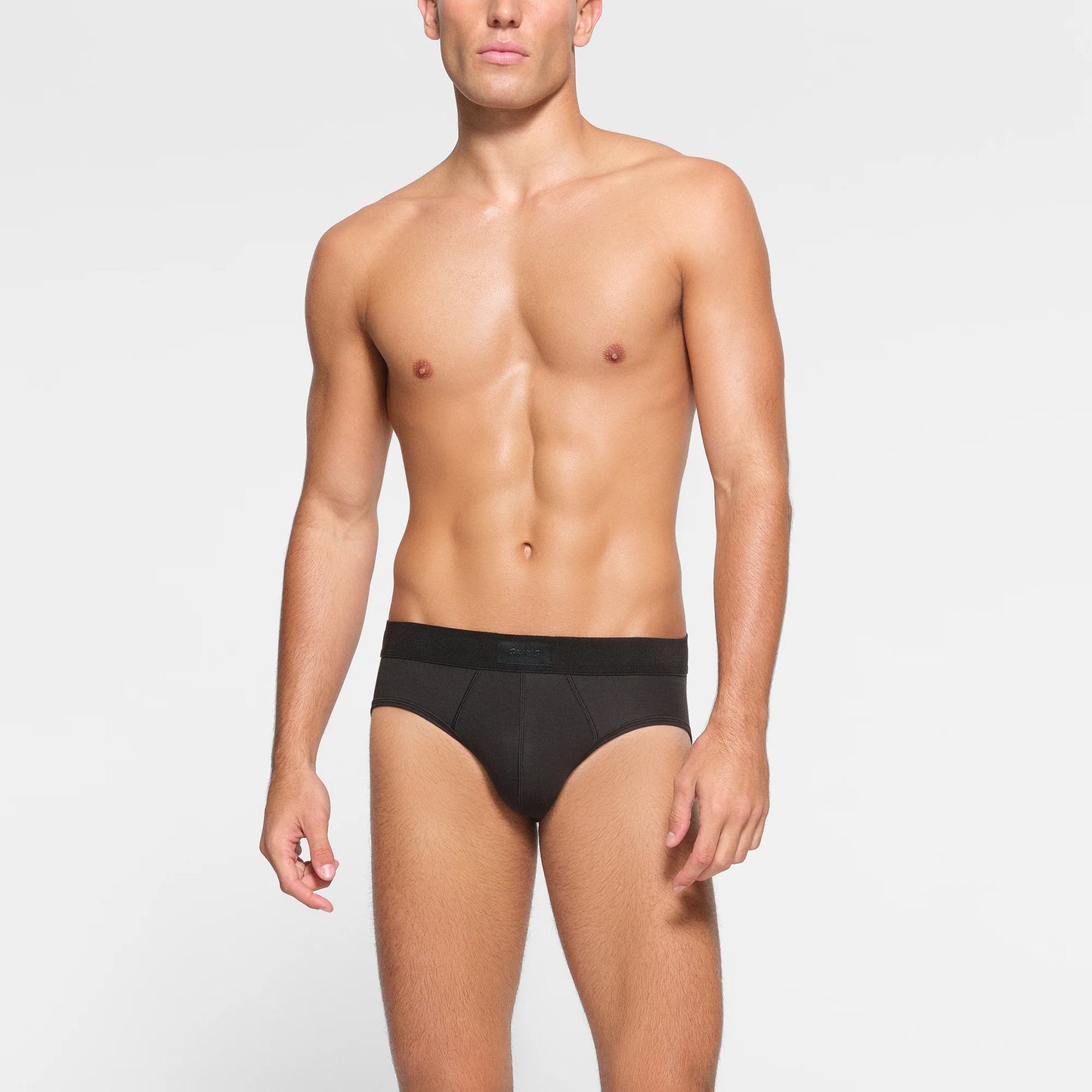 SKIMS COTTON MENS BRIEF 3-PACK | ONYX
