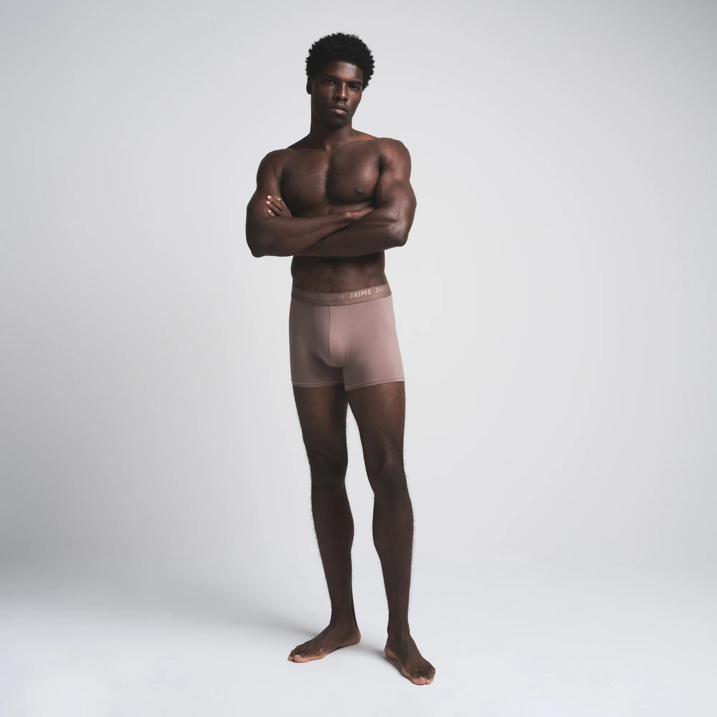 SKIMS STRETCH MENS 3" BOXER BRIEF 5-PACK | COCOA MULTI