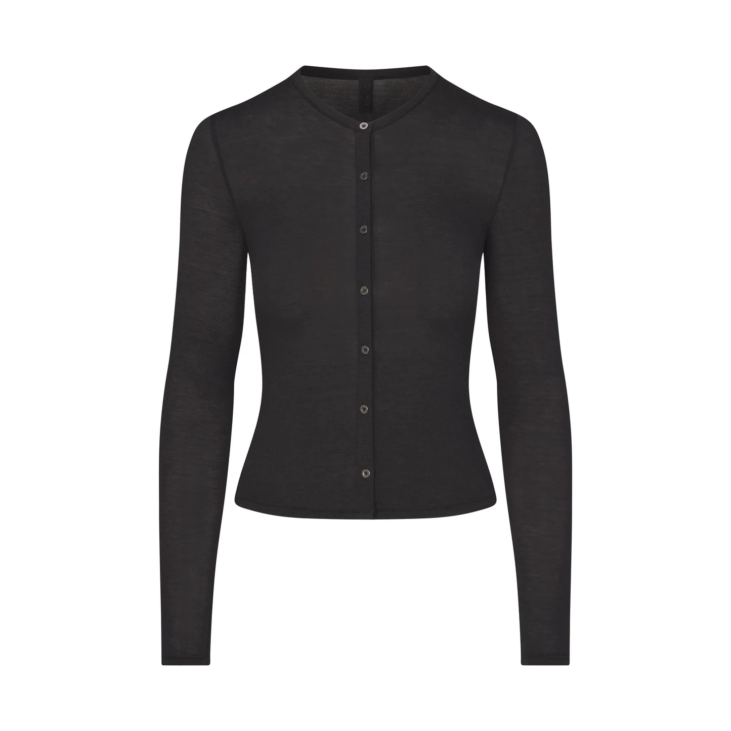 SHEER MODAL CARDIGAN | ONYX