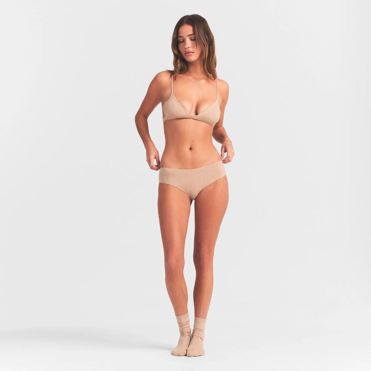 EVERYDAY COTTON HIPSTER | CLAY HEATHER