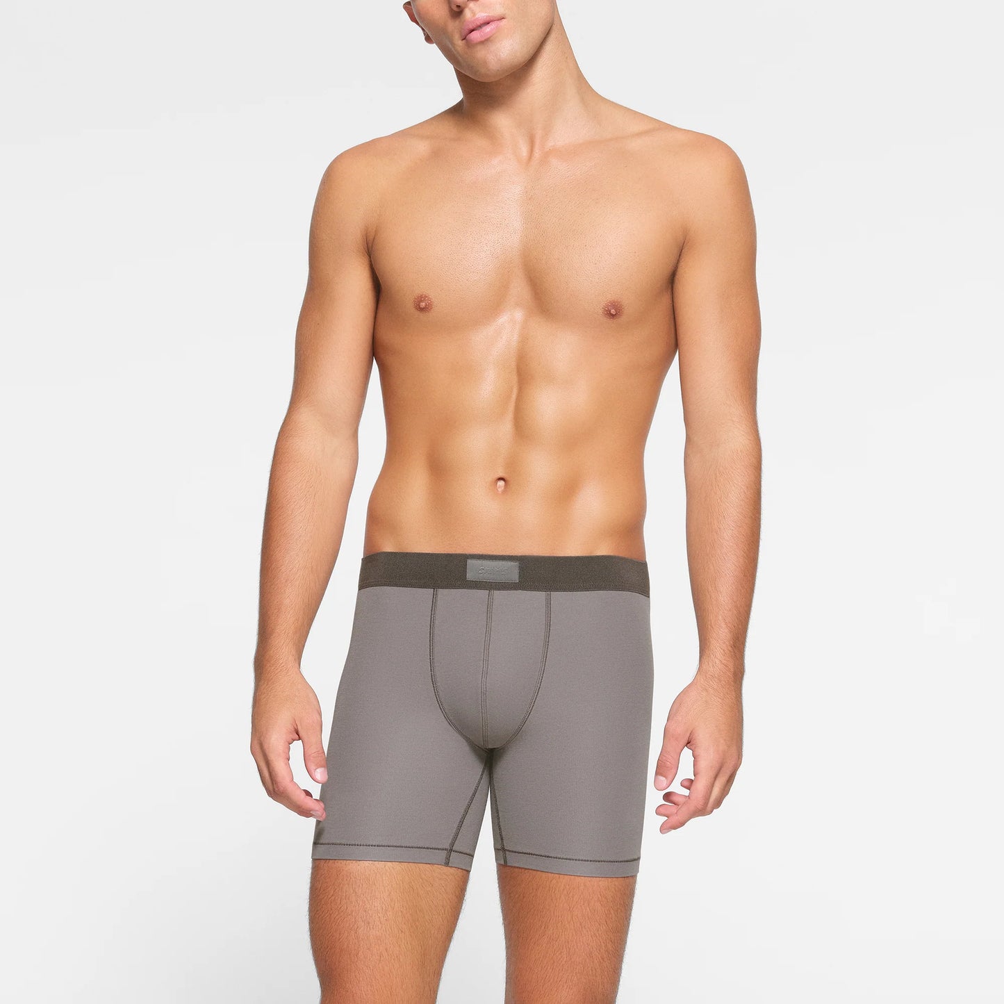 SKIMS COTTON MENS 5" BOXER BRIEF 3-PACK | HEATHER MULTI