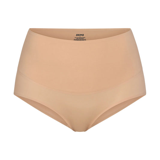 SMOOTHING INTIMATES HIGH-WAISTED BRIEF | CLAY