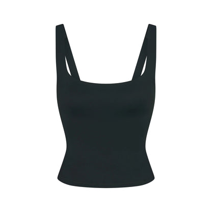 NikeSKIMS MATTE SQUARE NECK TANK | DARK TEAL