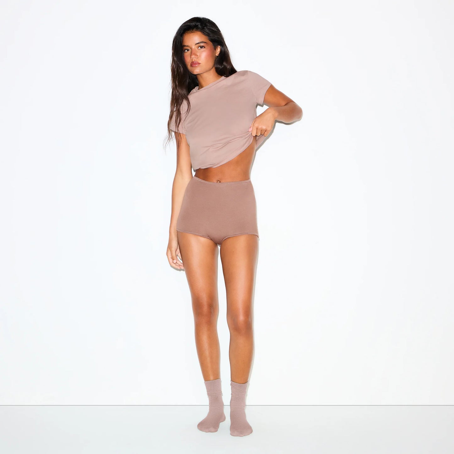 PERIOD PANTIES BOY SHORT | UMBER