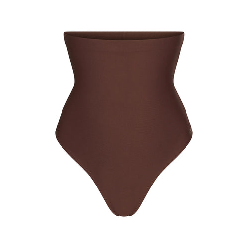 SKIMS BODY CORE SCULPT HIGH-WAISTED THONG | COCOA