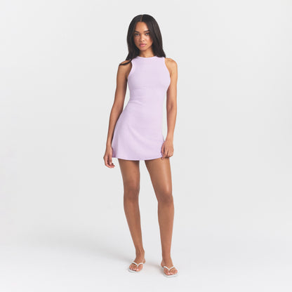 COTTON RIB TANK DRESS | SUGAR PLUM