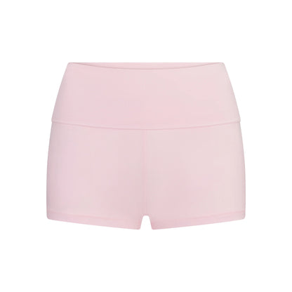 COTTON JERSEY FOLDOVER SHORT | CHERRY BLOSSOM