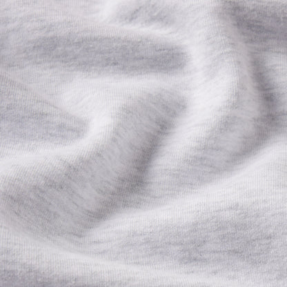 COTTON FLEECE LOGO CLASSIC HOODIE | LIGHT HEATHER GREY WITH ONYX LOGO