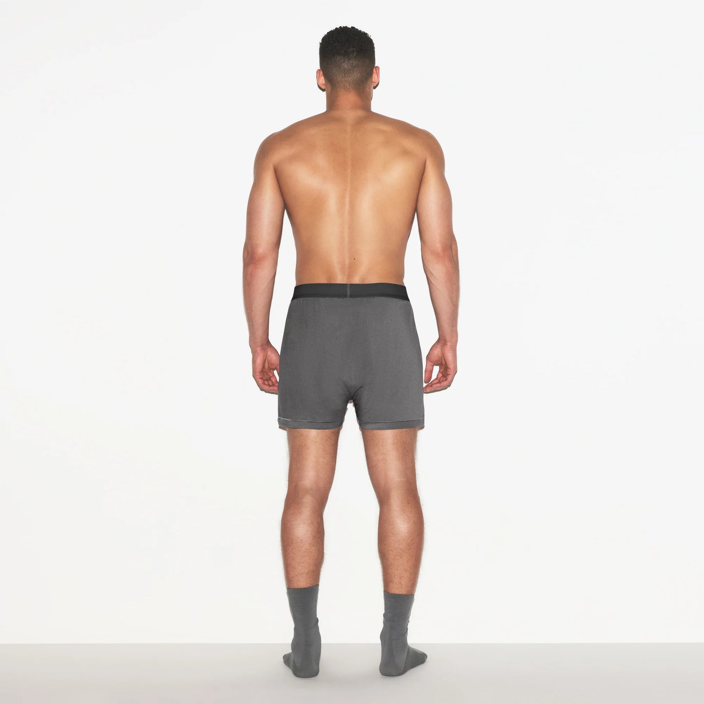 SKIMS COTTON MENS KNIT BOXER 3-PACK | RUSSET MULTI