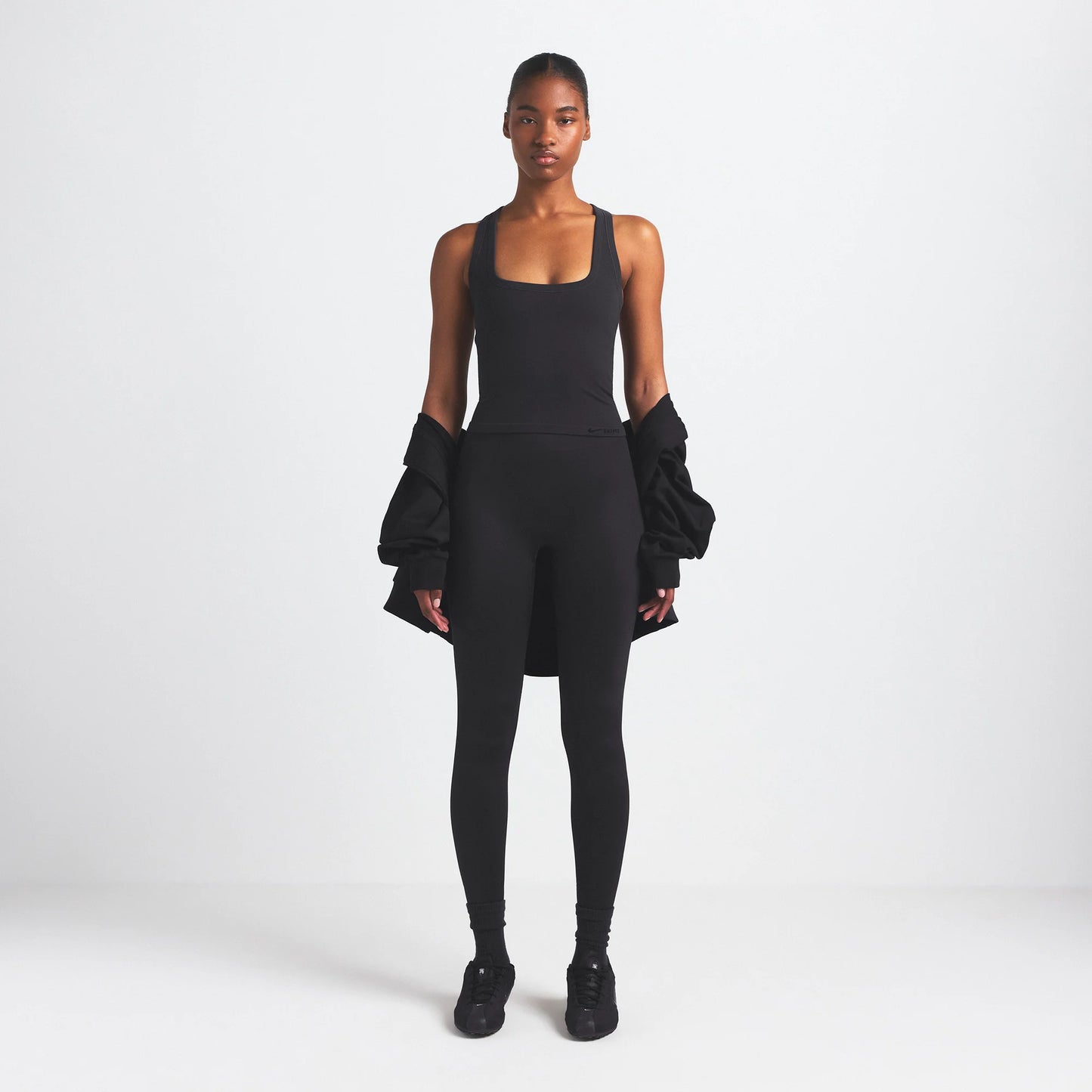 NikeSKIMS VINTAGE SEAMLESS RACERBACK TANK | OBSIDIAN