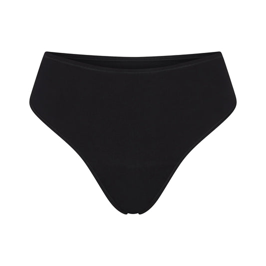 PERIOD PANTIES THONG | OBSIDIAN