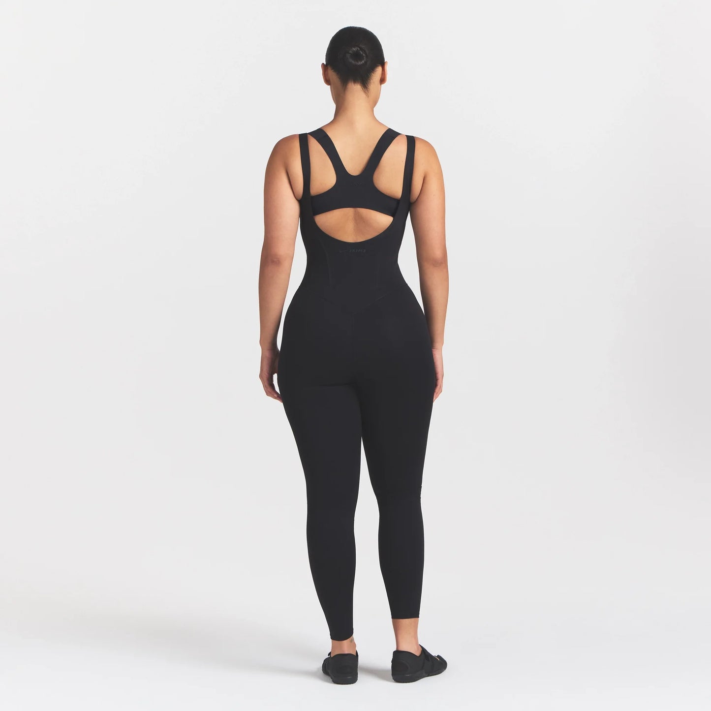 NikeSKIMS MATTE CORSET 29" ONE PIECE | OBSIDIAN