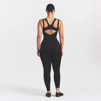 NikeSKIMS MATTE CORSET 29" ONE PIECE | OBSIDIAN