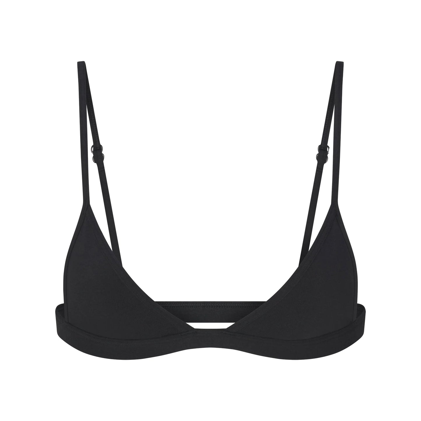EVERYDAY COTTON TRIANGLE BRALETTE | ONYX