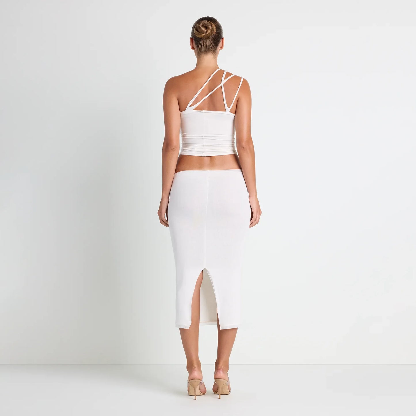 VETTESE X SKIMS SHEER MODAL TOP | ECRU