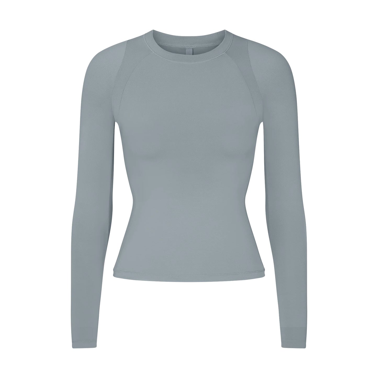 NikeSKIMS AIRY LONG SLEEVE CREW NECK TOP | WASHED PACIFIC