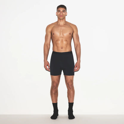 SKIMS STRETCH MENS KNIT BOXER 3-PACK | GUNMETAL MULTI