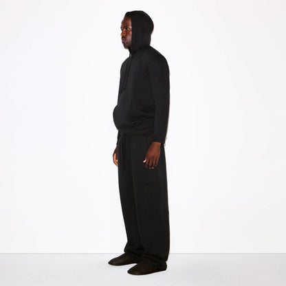 FLEECE LOUNGE MENS CLASSIC HOODIE | WASHED ONYX