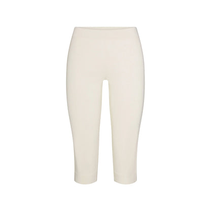 REFINED KNIT CAPRI | EGRET