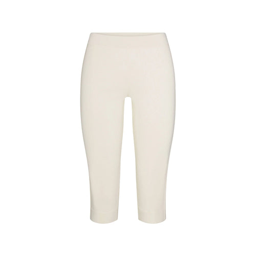 REFINED KNIT CAPRI | EGRET