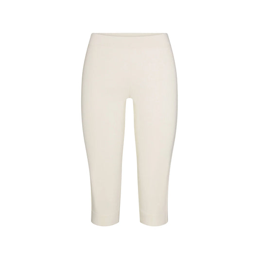 REFINED KNIT CAPRI | EGRET