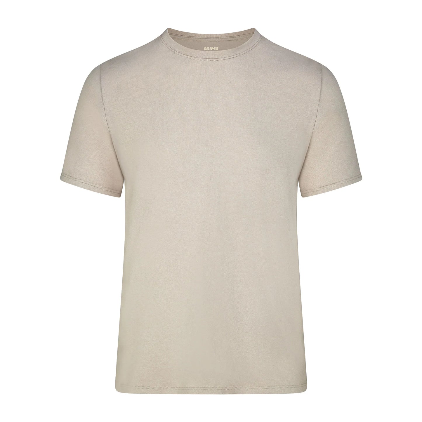 SKIMS COTTON MENS CLASSIC T-SHIRT | STONE