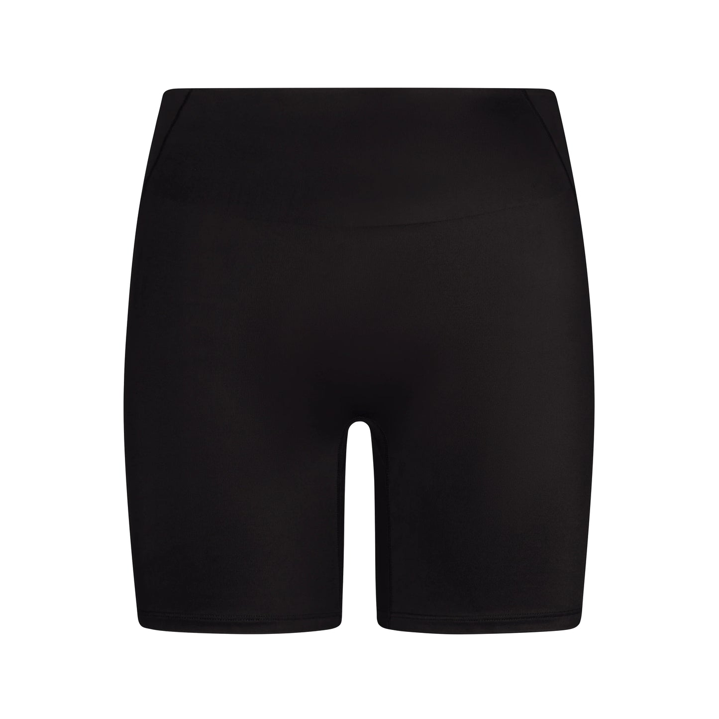 NikeSKIMS SATIN SHINE BONDED WAIST 5" BIKER SHORT | OBSIDIAN