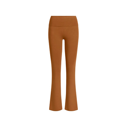 COTTON JERSEY FOLDOVER PANT | CHAI