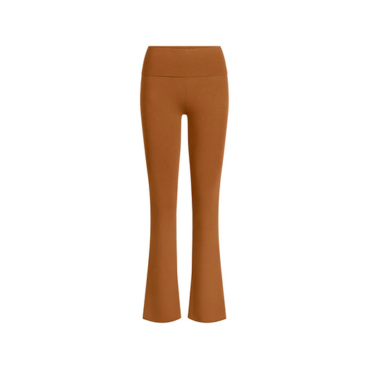 COTTON JERSEY FOLDOVER PANT | CHAI