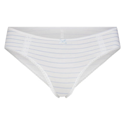 LIGHTWEIGHT COTTON LACE HIPSTER | AIRSPACE LAGUNA STRIPE