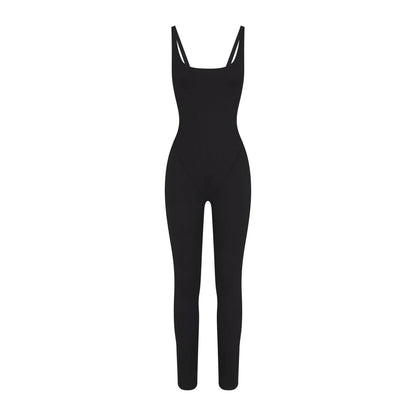 NikeSKIMS MATTE CORSET 29" ONE PIECE | OBSIDIAN
